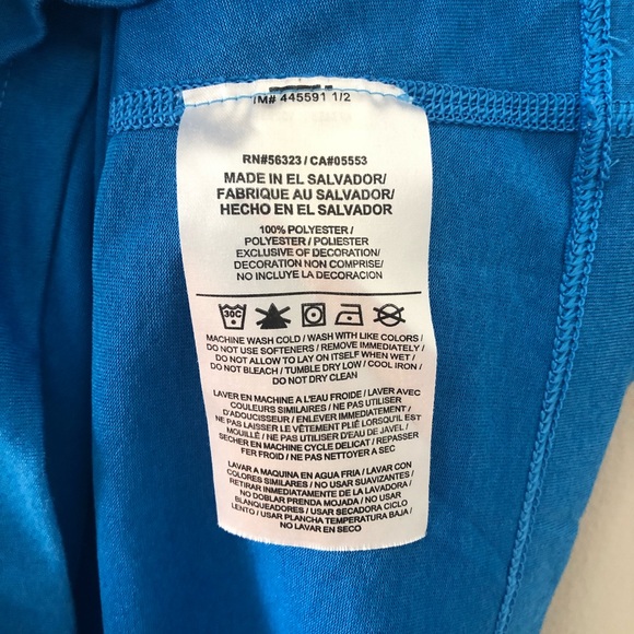 Nike dri fit blue halter tank top - Picture 6 of 6